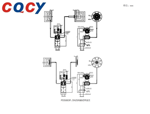 PDS883 Far Differential Transmission Pressure Transmitter Measurements Were Taken From-90℃ To + 400℃/