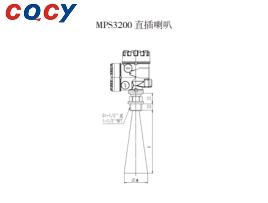 MPS3000 Series Pulse Radar Level Meter Measuring System No Blind Area High Precision