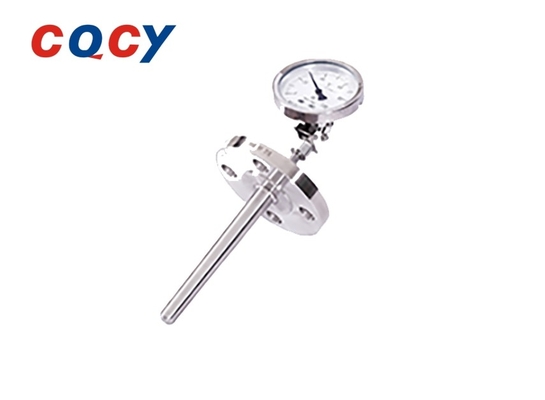 Oil Filling Temperature Instrument Shock Resistant Electrical Contact Bimetal Thermometer