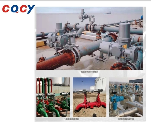 Small Torque Electric Actuator For Precise Valve Control 100Nm 200Nm