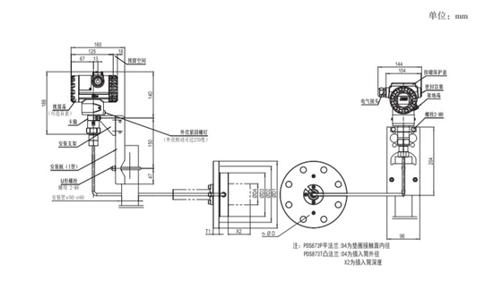 PDS873 Remote Pressure Transmitter Remote Setting And Monitoring