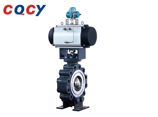 VBJG All Metal Hard Sealed Butterfly Valve -100℃~+550℃ Reliable Seal Pneumatic Butterfly Valve