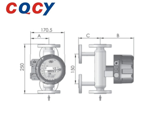 Jacket Type Metal Tube Float Flowmeter Small Volume Large Detection Range/High Pressure, Strong Corrosion)