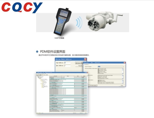 Small Torque Electric Actuator For Precise Valve Control 100Nm 200Nm